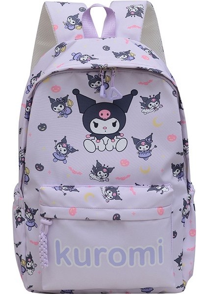 Öğrenci Okul Karikatür Baskı Sevimli Büyük Kapasiteli Sırt Erkek Moda Ortaok Çanta (Yurt Dışından)