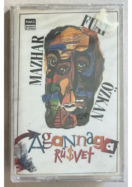 Mazhar Fuat Özkan Agannaga Rüşvet Kaset (Jelatininde Sıfır Orjnal Dönem Baskı Kaset)