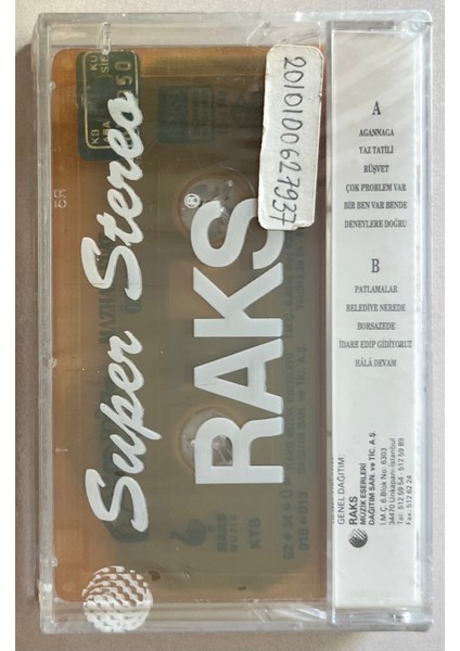 Mazhar Fuat Özkan Agannaga Rüşvet Kaset (Jelatininde Sıfır Orjnal Dönem Baskı Kaset) fiyatları