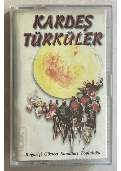 Kardeş Türküler Boğaziçi Gösteri Sanatları Topluluğu Kaset (Orjnal Dönem Baskı Kaset)