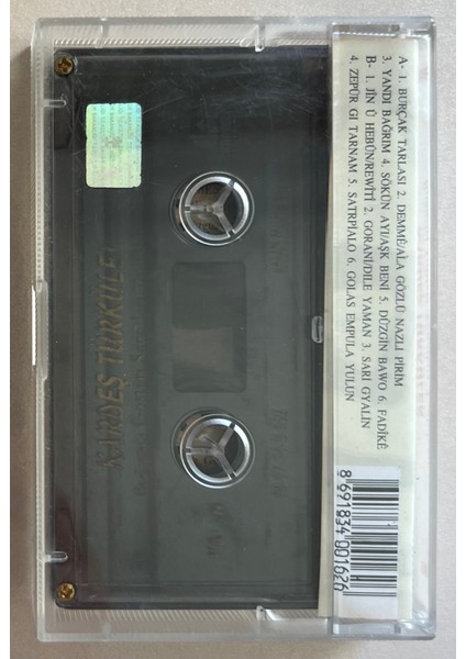 Kardeş Türküler Boğaziçi Gösteri Sanatları Topluluğu Kaset (Orjnal Dönem Baskı Kaset)
