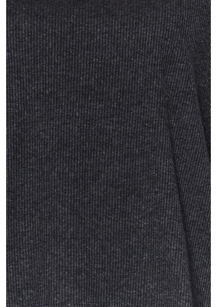Kadın Polyester Bisiklet Yaka Uzun Kol Fitilli Pamuklu T-Shirt-Pantolon Örme Pijama Takımı indirimleri