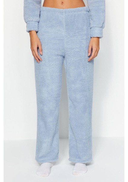 Kadın Polyester Kruvaze Uzun Kol Kruvaze Yaka Wellsoft Gömlek-Pantolon Örme Pijama Takımı indirimleri