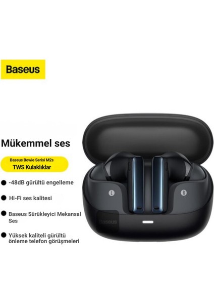 Profesyonel Anc Gürültü Engelleyici 2 Modlu Kulakiçi 5.3 Bluetooth Kulaklık Titanyum Diyafram
