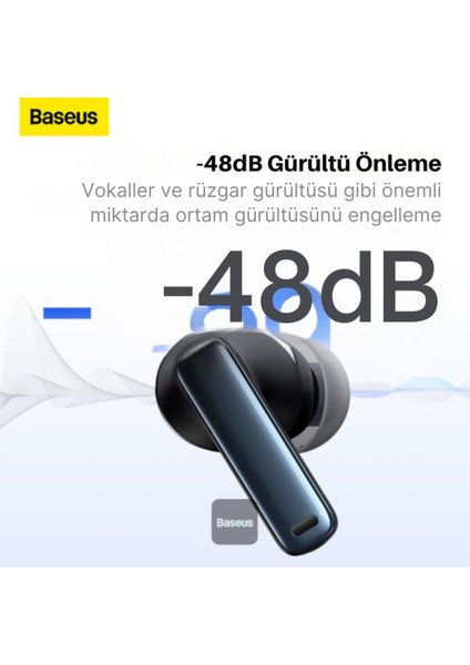 Profesyonel Anc Gürültü Engelleyici 2 Modlu Kulakiçi 5.3 Bluetooth Kulaklık Titanyum Diyafram