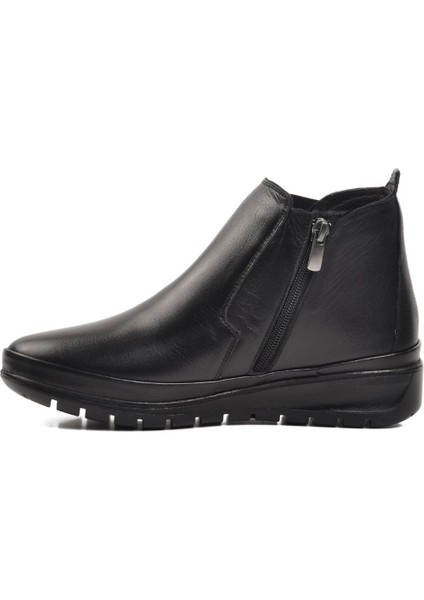 9935 Siyah Hakiki Deri Kadın Bot modelleri