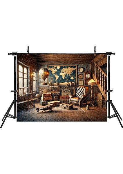Vintage Seyahat Temalı Arka Plan, 200X150CM Fotoğrafçılık Arkaplanı Stüdyo Fonu fiyatları