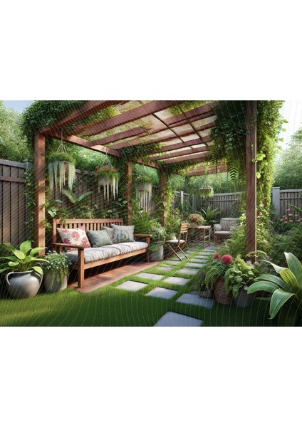Doğal Ahşap Bahçe Temalı Arka Plan, 200X150CM Stüdyo Fonu