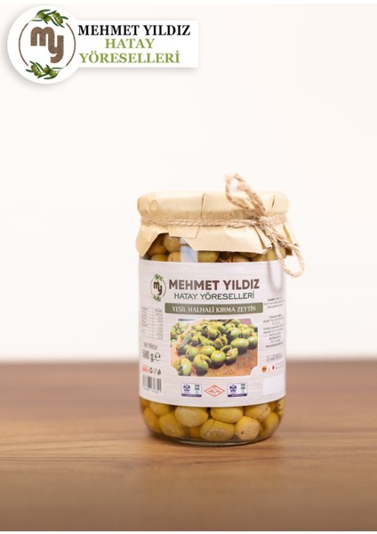 Yeşil Tatlanmış Halhalı Zeytin 500 gr