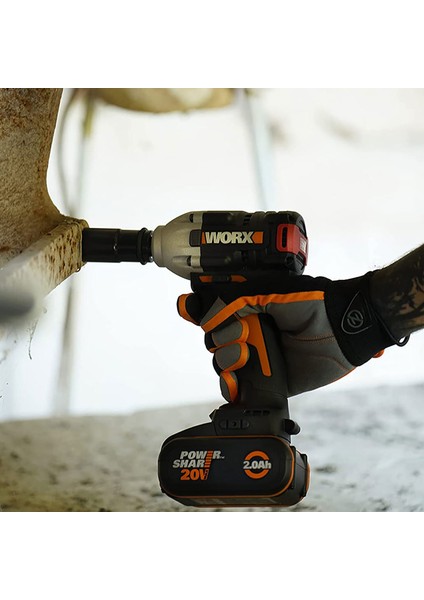 WX272.9 20VOLT 300NM Kömürsüz Profesyonel Somun Sıkma (Akü Dahil Değildir) modelleri