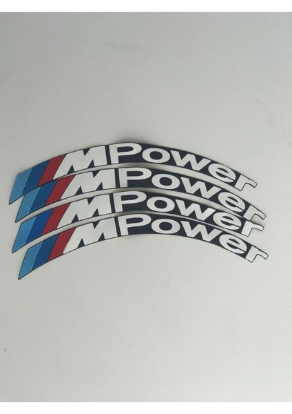 M Power 3D Lastik Yazısı 8'li Alman Yapıştırıcı fiyatları