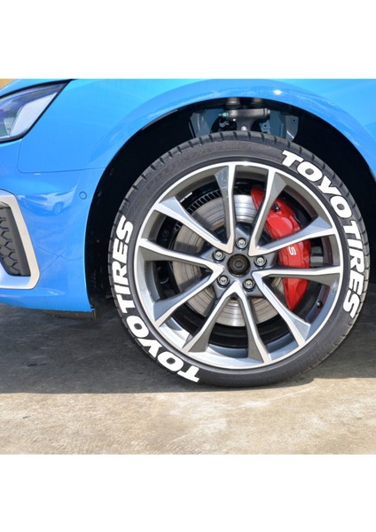 Toyo Tires Lastik Yazı Orijinal Ürün 2.5 cm Proseries ™ 1 Yıl Garantili 8 Adet Tutkal