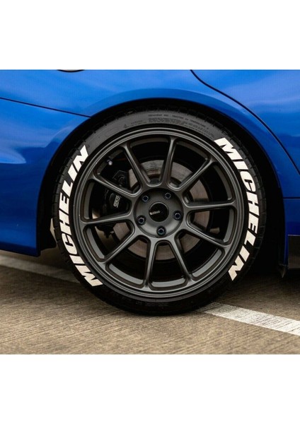 Michelin Lastik Yazı Orijinal Ürün 2.5 cm Proseries ™ 1 Yıl Garantili 8 Adet Tutkal