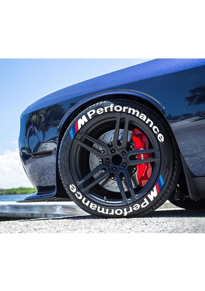 M Performance Lastik Yazı 2.5 cm Proseries ™ 1 Yıl Garantili 8 Adet Tutkal
