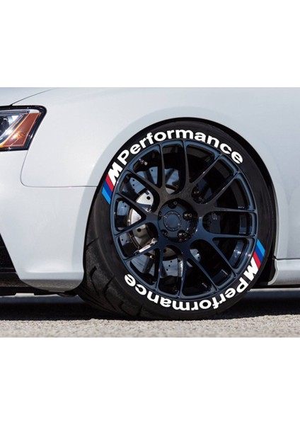 M Performance Lastik Yazı 2.5 cm Proseries ™ 1 Yıl Garantili 8 Adet Tutkal