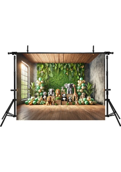 Orman Temalı Hayvan Figürlü 200X150CM Stüdyo Fonu Arka Plan fiyatları