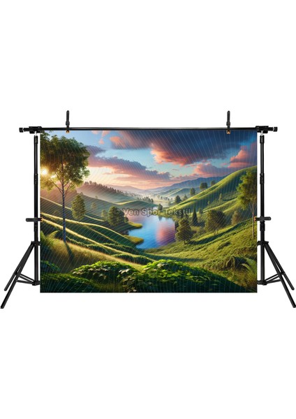 Huzur Veren Doğa Manzarası Temalı Stüdyo Fonu, 200X150CM Arka Plan fiyatları