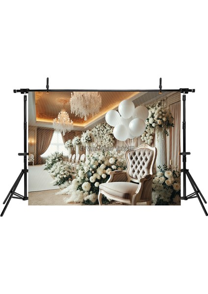 Zarif Düğün ve Çiçek Temalı Stüdyo Fonu, 200X150CM Arka Plan fiyatları
