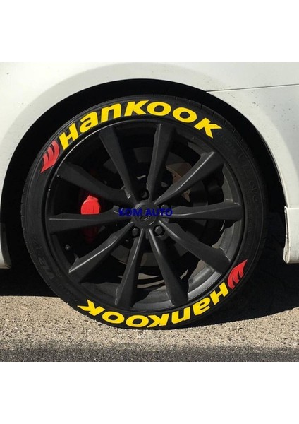 Hankook Sarı Lastik Yazısı 8'li