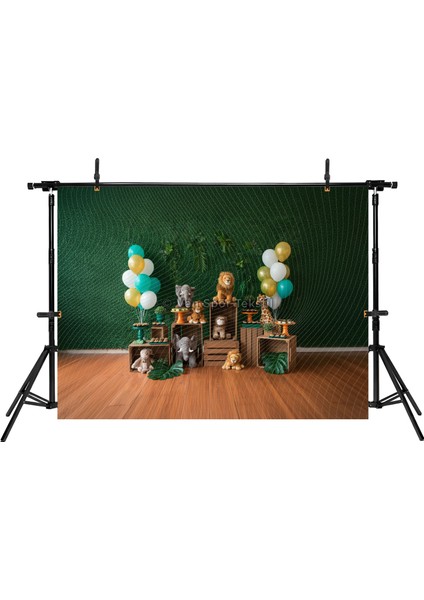 Orman Hayvanları Temalı 200X150CM Doğum Günü Stüdyo Fonu Arka Plan fiyatları