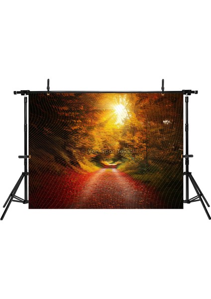 Sonbahar Temalı Orman Yolu Stüdyo Fonu, 200X150CM, Arka Plan fiyatları