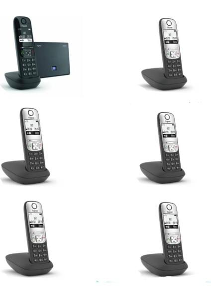 Analog & Ip 6 Dahili Dect Telsiz Kablosuz Telefon Santrali AS690IP-A690