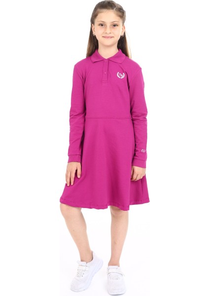 Kız Çocuk Baskılı Elbise