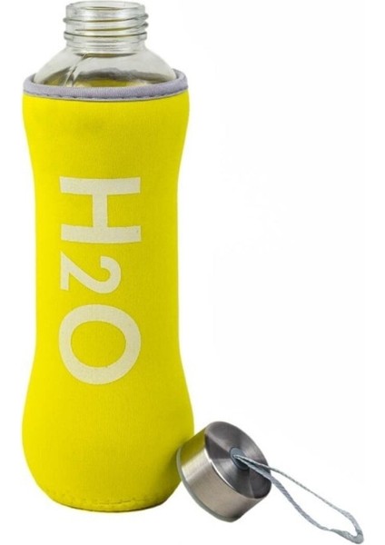 H2O Cam Matara 600 ml Sarı fiyatları