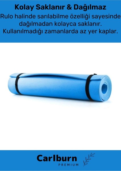 Taşıma Askılı Konforlu Kalın Rahat Çift Taraflı Çadır Uyku Yer Minderi 10MM Kamp Matı