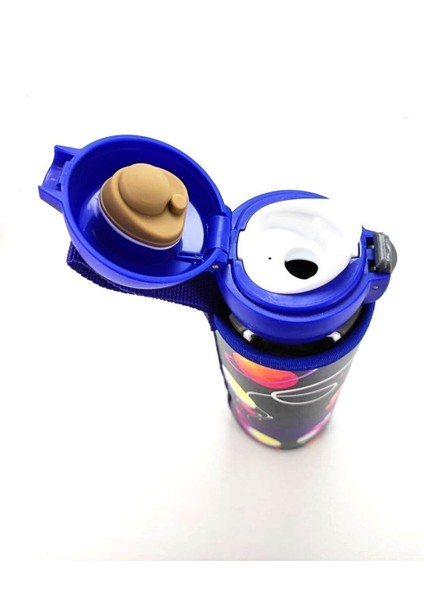 Okul Su Matarası Cam H2O Deri Kılıflı Kilit Sistemli Araba Mavi Siyah 500 ml indirimleri