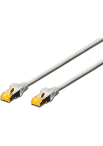 CAT 6A S-FTP Patch Kablosu, LSZH, Cu, AWG 26/7, 7 metre, gri renk Digitus CAT 6A S-FTP patch cord, Cu, LSZH AWG 26/7, length 7 m, color grey