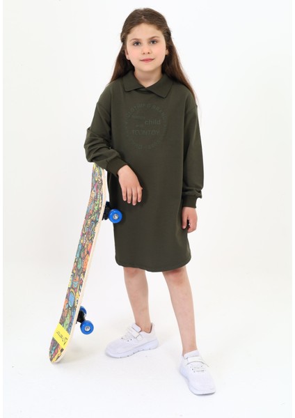 Kız Çocuk Baskılı Elbise