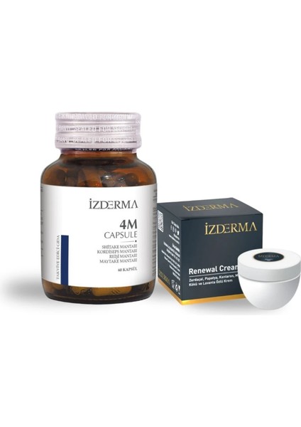 4m Takviye Edici Gıda ve Renewal Cream 20 ML