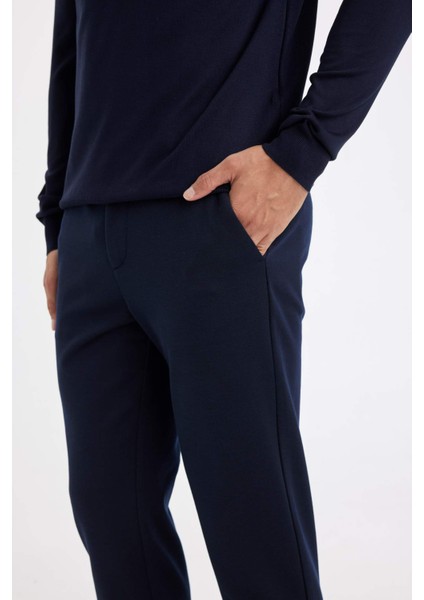 Basic Düz Cepli  Jogger Düz Paça PANTOLON D3695AX24AU