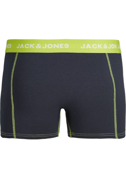 Jack Jones Erkek Renkli Kemerli 3 Lü Paket Boxer 12250218