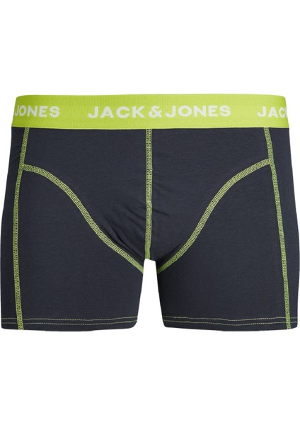 Jack Jones Erkek Renkli Kemerli 3 Lü Paket Boxer 12250218