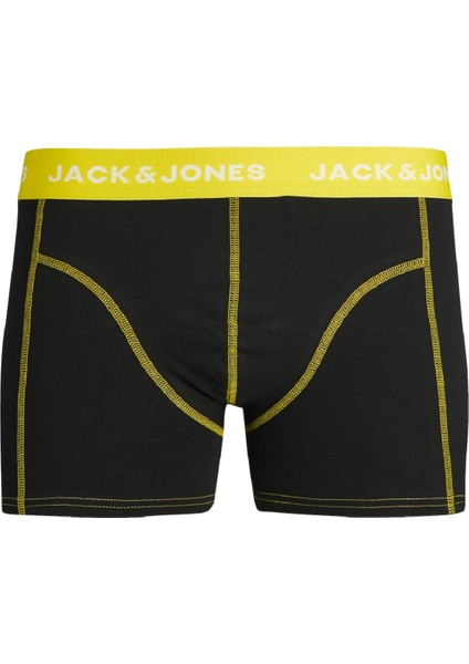 Jack Jones Erkek Renkli Kemerli 3 Lü Paket Boxer 12250218