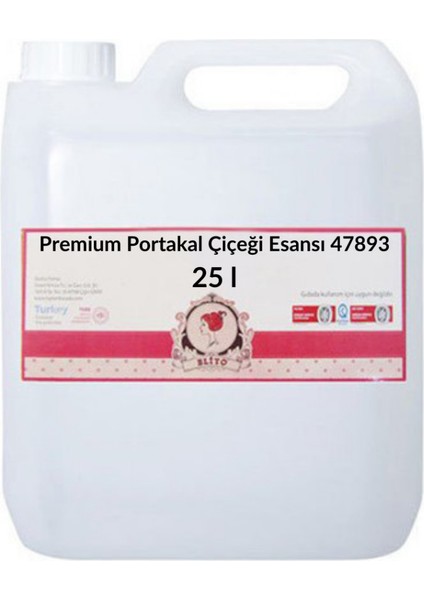 Premium Portakal Çiçeği Esansı 47893 25 Litre