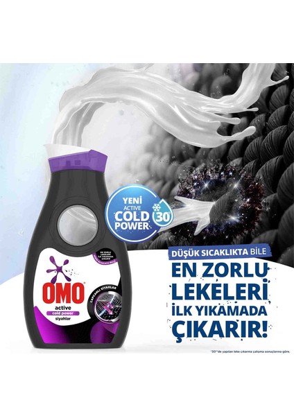 Sıvı Active Cold Power Siyahlar İçin Çamaşır Deterjanı 910 ml