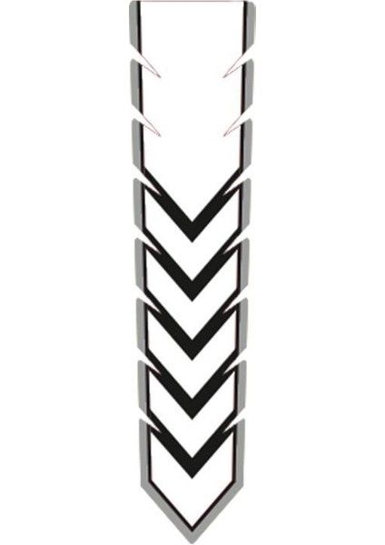 Sevenkardeşler Cg Beyaz Dekoratıf Çamurluk Üstü Şeridi