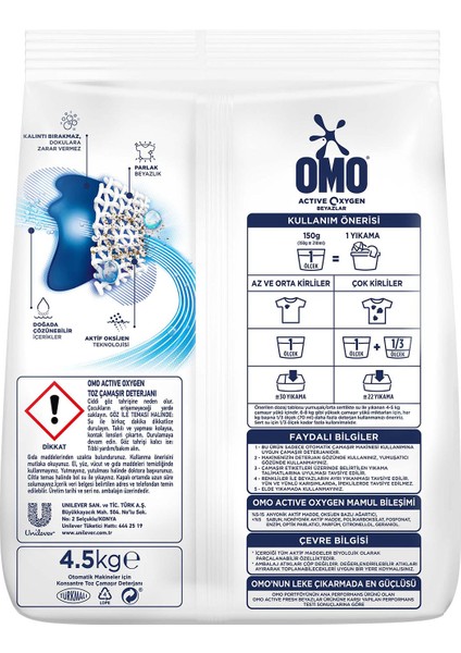 Active Oxygen Beyazlar Toz Deterjanı 6 KG
