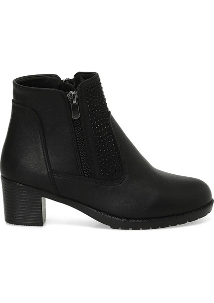 166686 Siyah Taşlı Kadın Topuklu Bot fiyatları