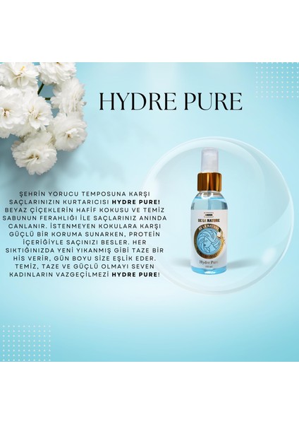 Hydre Pure Saç Parfümü 100ML Edp