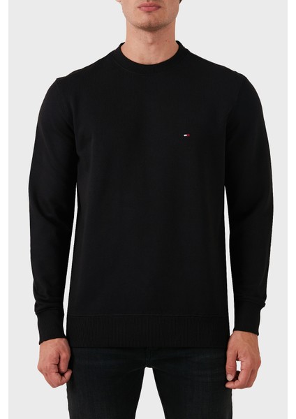 Pamuklu Regular Fit Bisiklet Yaka Sweat Erkek Sweat Mw0Mw37237 Bds