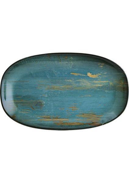 Madera Gourmet 6 Adet 34*19 cm Porselen Oval Kayık Tabak