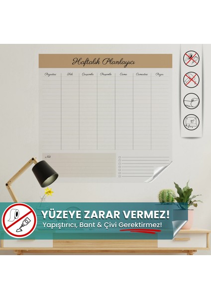 Haftalık Planlayıcı, Kediliğinden Tutunan Sihirli Inovatif Pano (Kağıt, Fotoğraf Tutucu Özellikli) modelleri