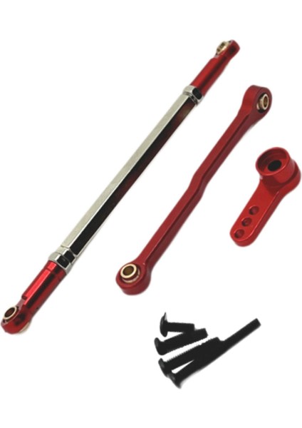 Direksiyon Çubuğu Bağlantı Bağlantıları Metal Direksiyon Çubuğu 1:12 Ölçekli Rc Kamyonları Için Kırmızı (Yurt Dışından) modelleri