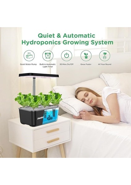 Mini Hidroponik Yetiştirme Sistemi, LED Büyüme Işığı fiyatları