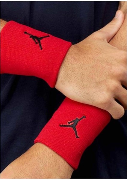 Jordan Jumpman Wristbands 2 Pk Gymkırmızı El Bilekliği J.KN.01.605.OS