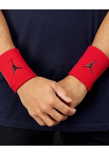 Jordan Jumpman Wristbands 2 Pk Gymkırmızı El Bilekliği J.KN.01.605.OS